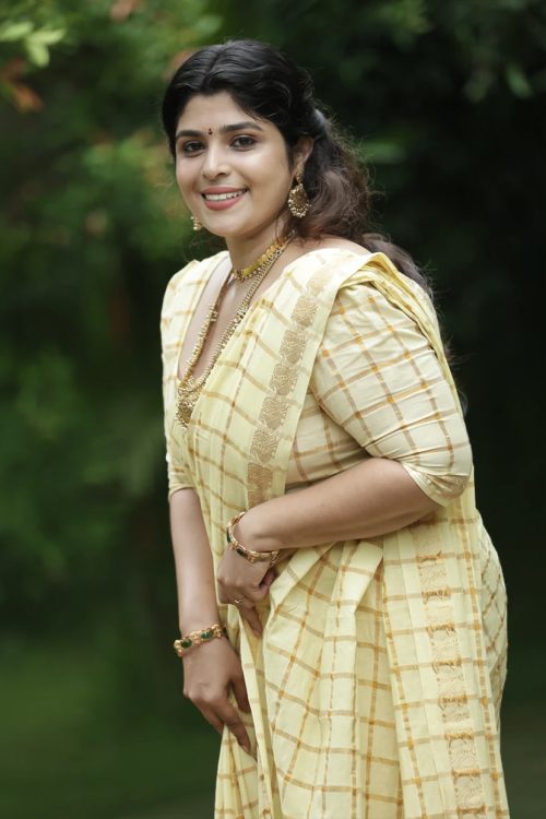 Pavithrakattam Off White Pure Madurai Sungudi Saree