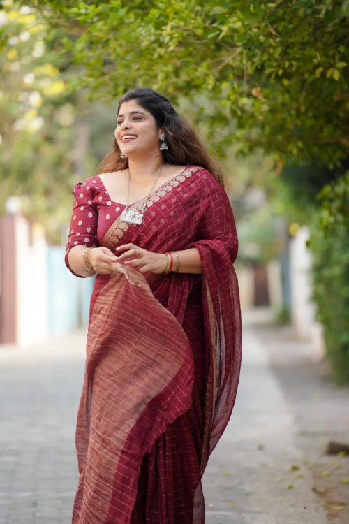 Alli Pure Viscose Georgette Saree