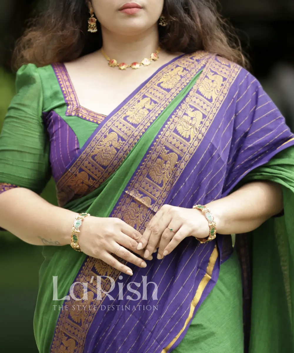 Anandhi Pure Narayanpet Saree - Image 2