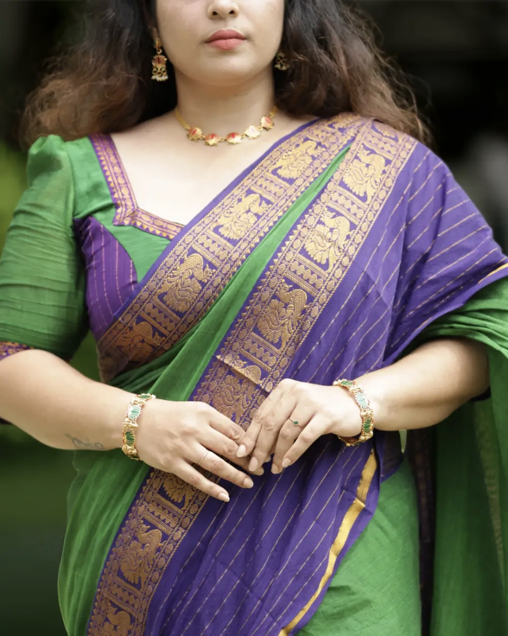 Anandhi Pure Narayanpet Saree - Image 4
