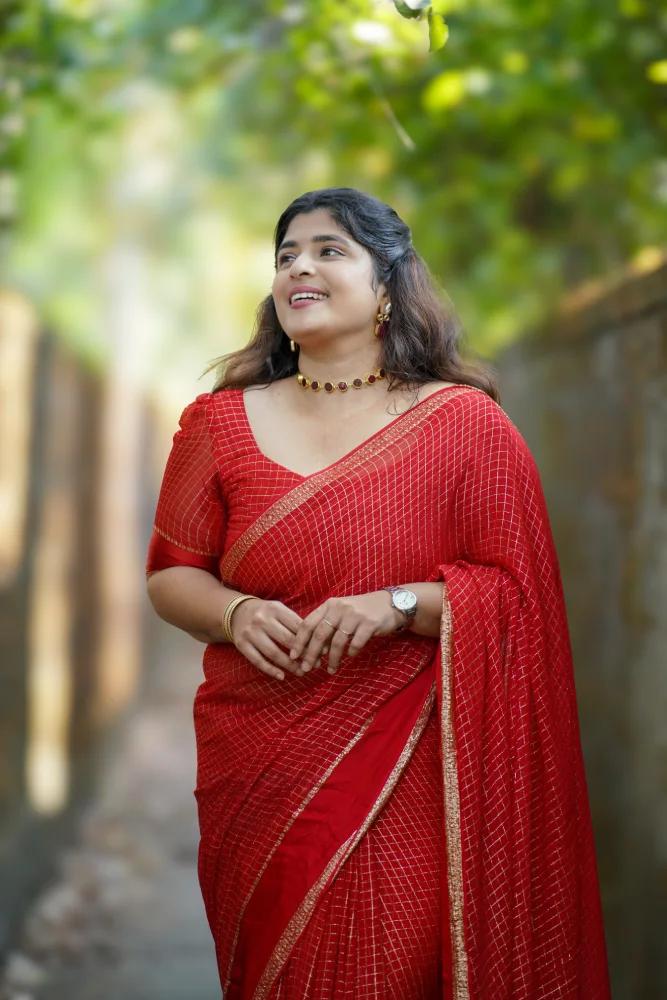 Bhadra Pure Viscose Georgette Saree - Image 2