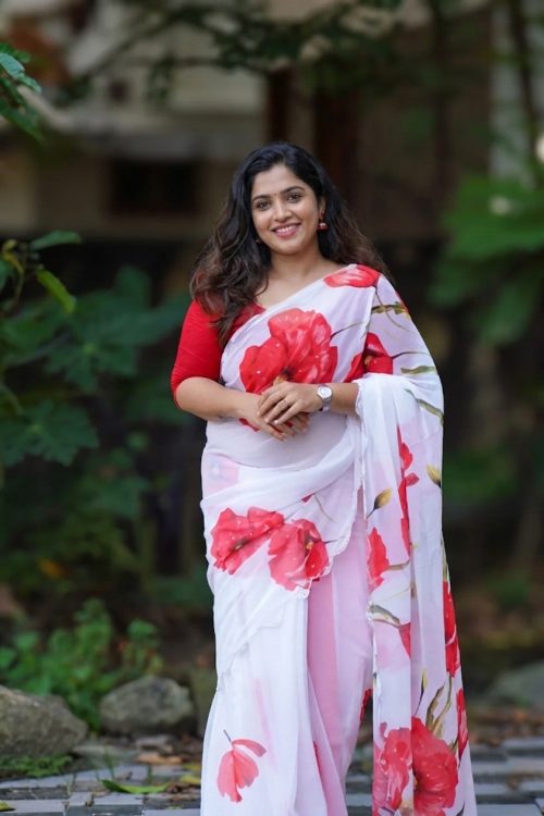 Blossom a Premium Alpino Chinon Saree
