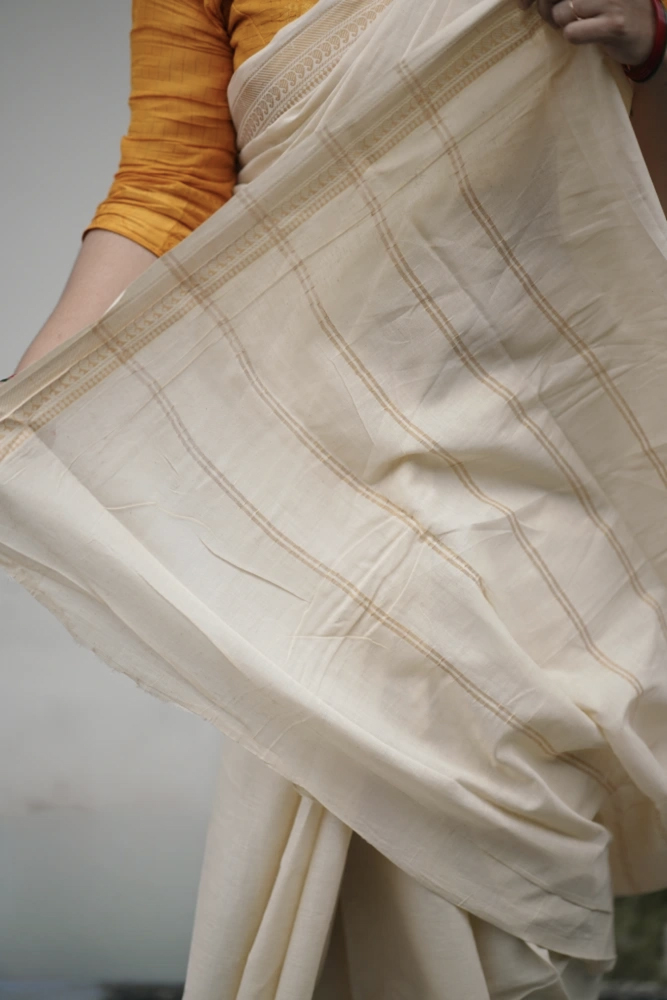 Kalki Beige Madurai Sungudi - Image 3