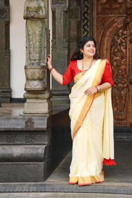 Kaveri Mul Mul Cotton Saree