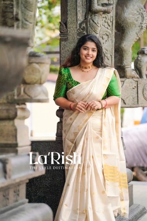 Padhmam Handloom Kerala Saree