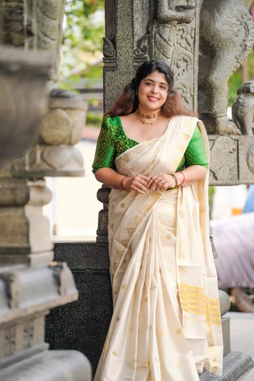 Padhmam Handloom Kerala Saree