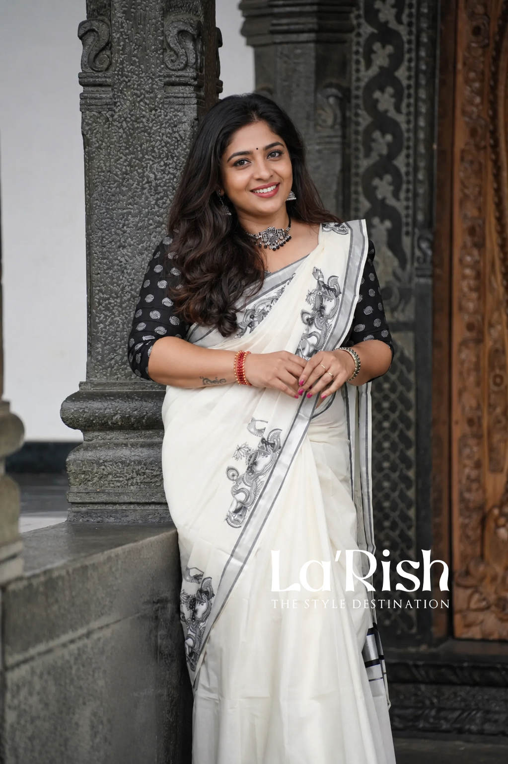 Raadha Pure Cotton Kerala Saree