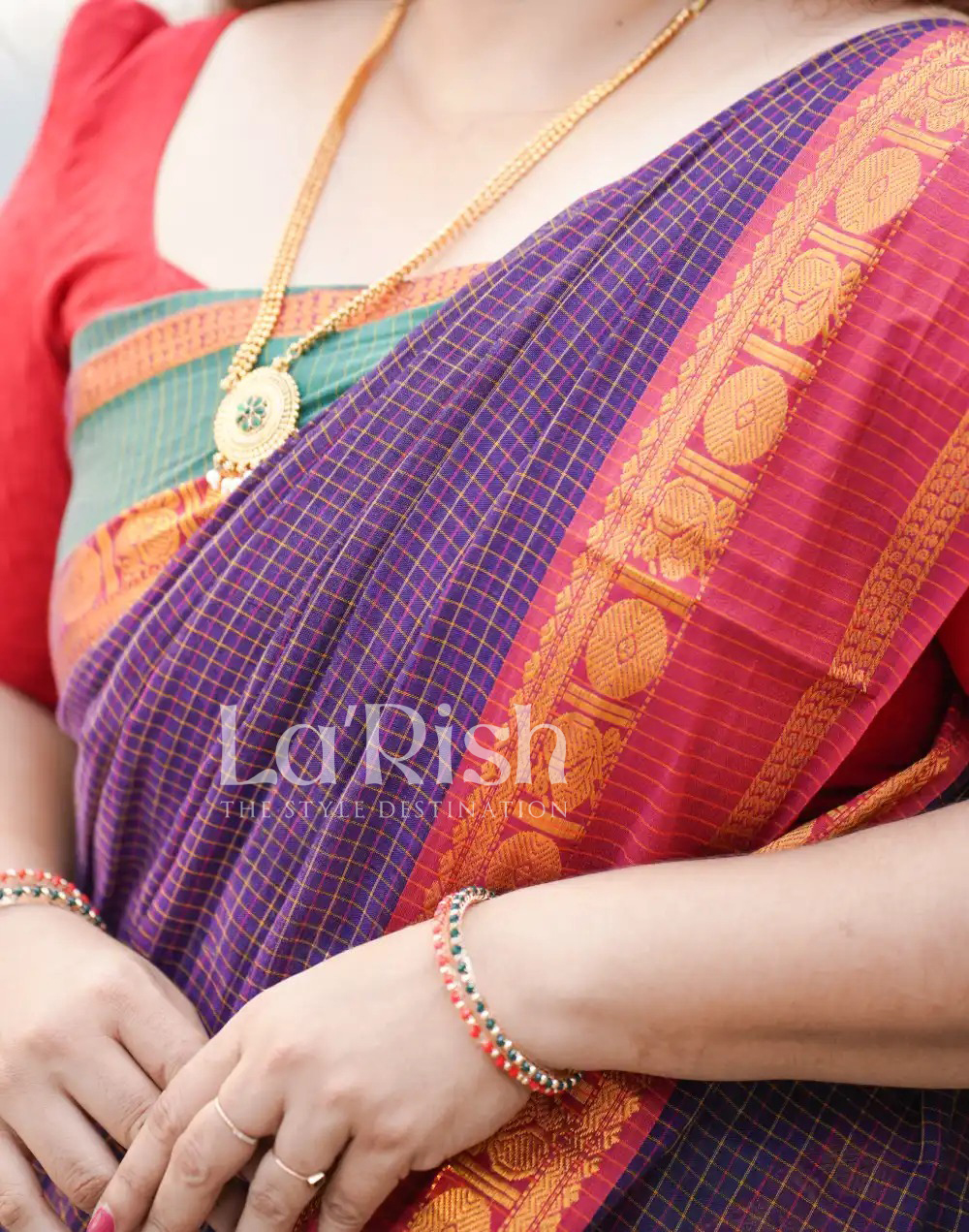 Rajlaxmi Pure Narayanpet Saree - Image 2