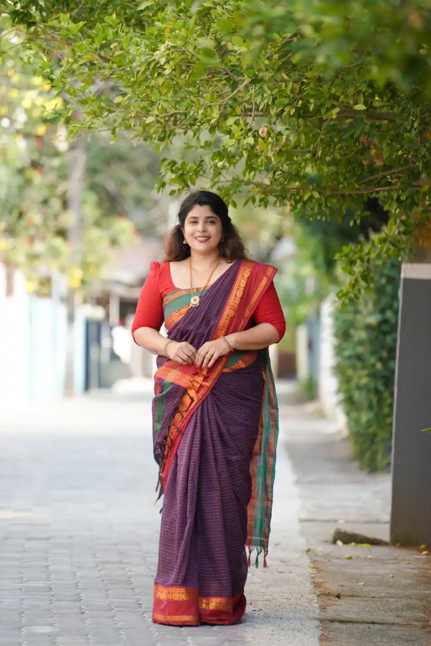 Rajlaxmi Pure Narayanpet Saree - Image 4