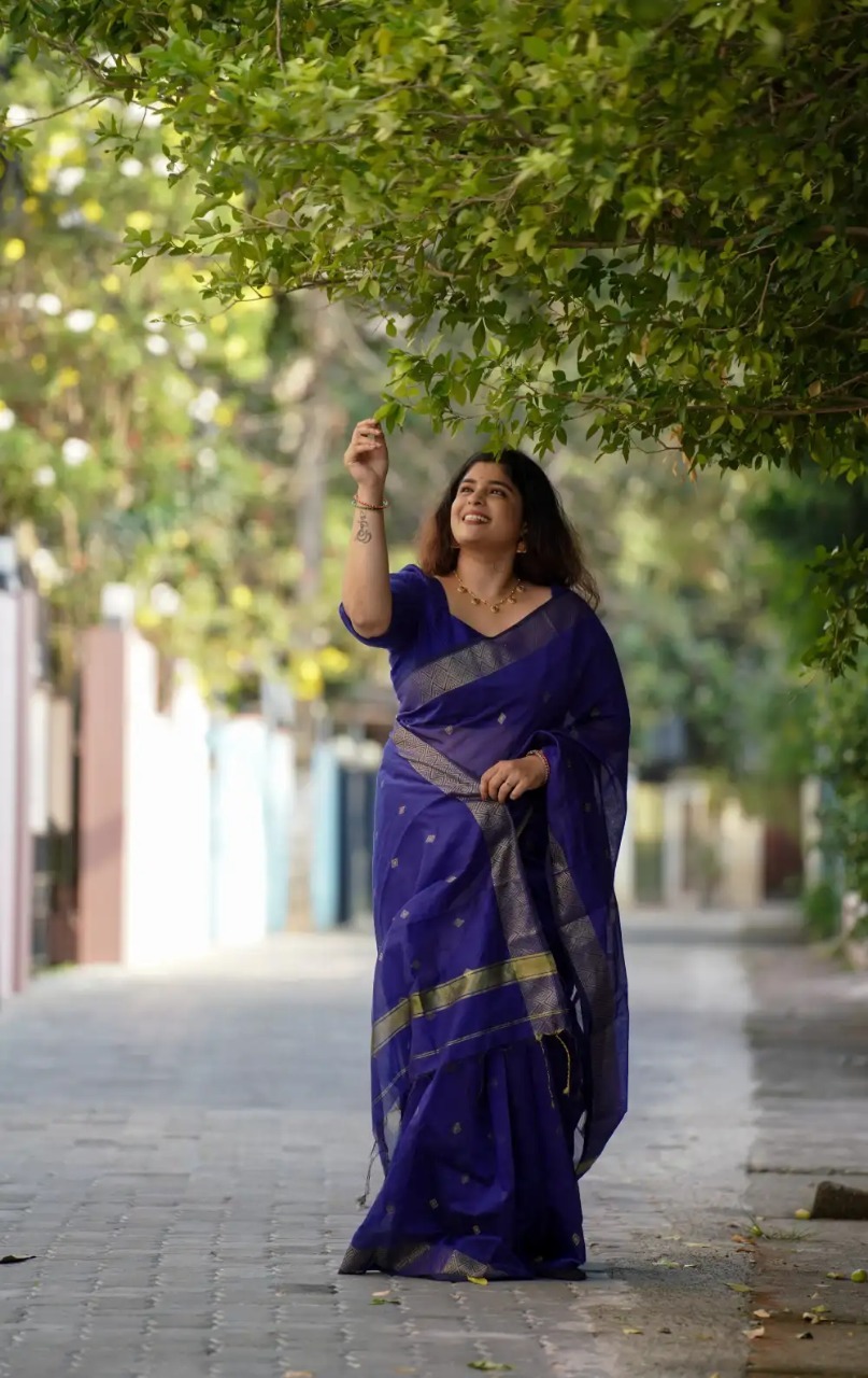 Thaara Maheswari Silk Saree - Image 3