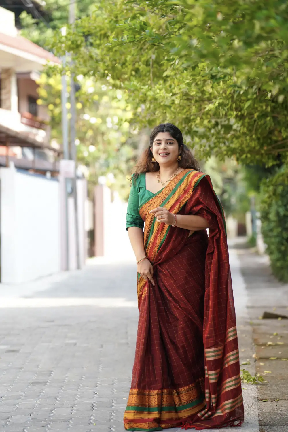 Nandini Pure Narayanpet Saree - Image 2