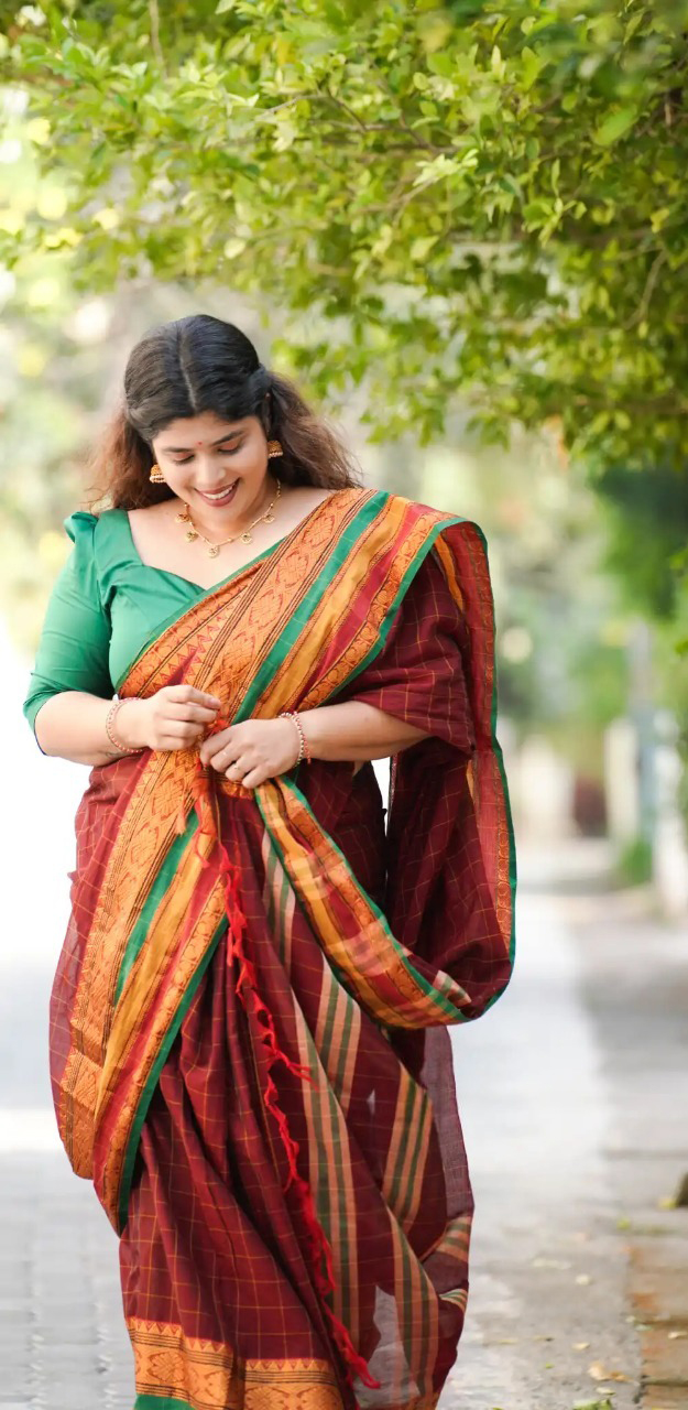 Nandini Pure Narayanpet Saree - Image 5