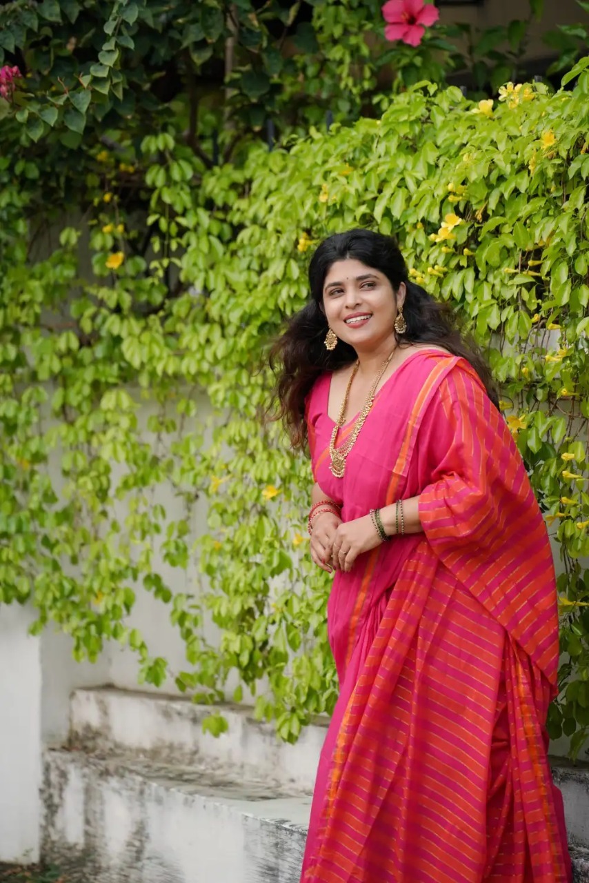 Raani Premium Mul Mul Cotton Saree (Pennpatt Exclusive) - Image 4