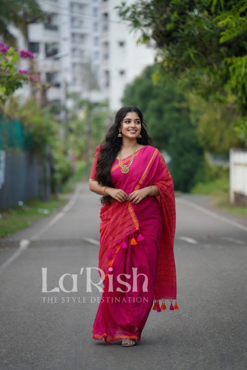 Raani Premium Mul Mul Cotton Saree (Pennpatt Exclusive)