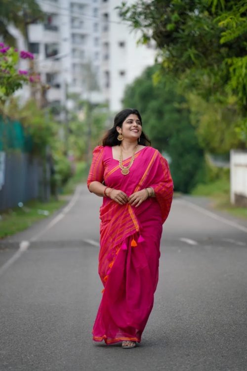 Raani Premium Mul Mul Cotton Saree (Pennpatt Exclusive)