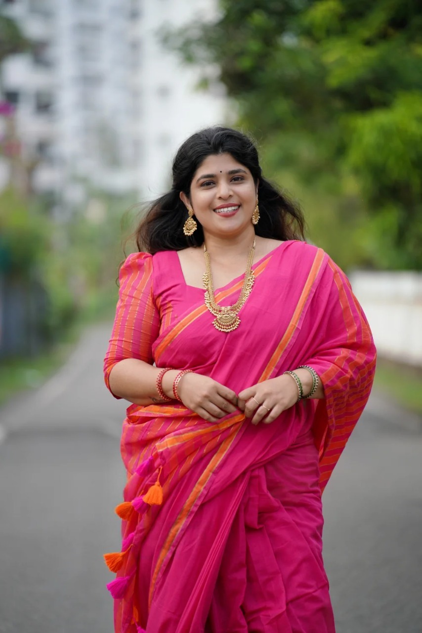 Raani Premium Mul Mul Cotton Saree (Pennpatt Exclusive) - Image 3
