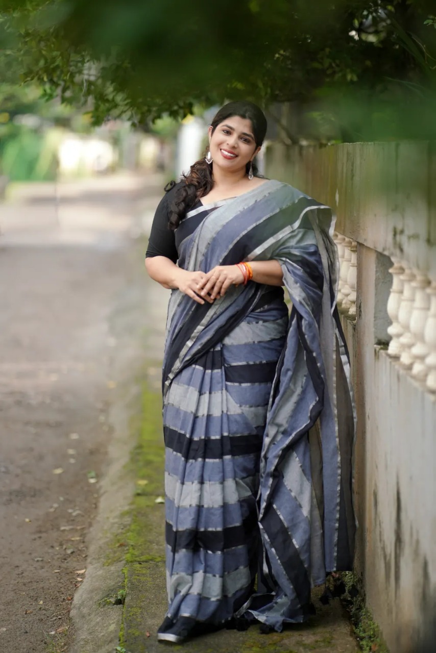 Rainbow Black Mul Mul Cotton - Image 2