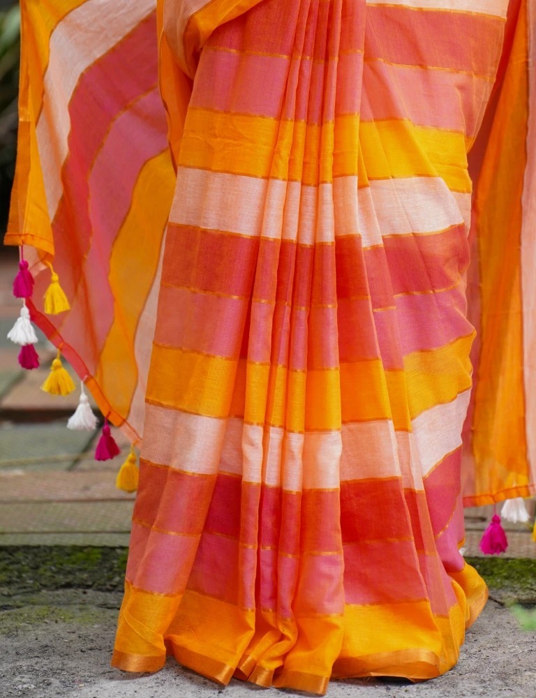 Rainbow Orange Mul Mul Cotto - Image 4