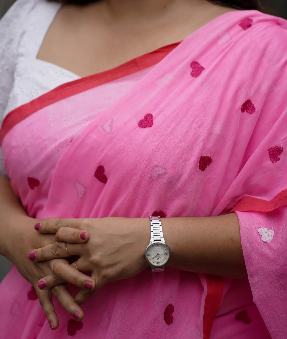 Rosy Mul Mul Cotton - Image 4
