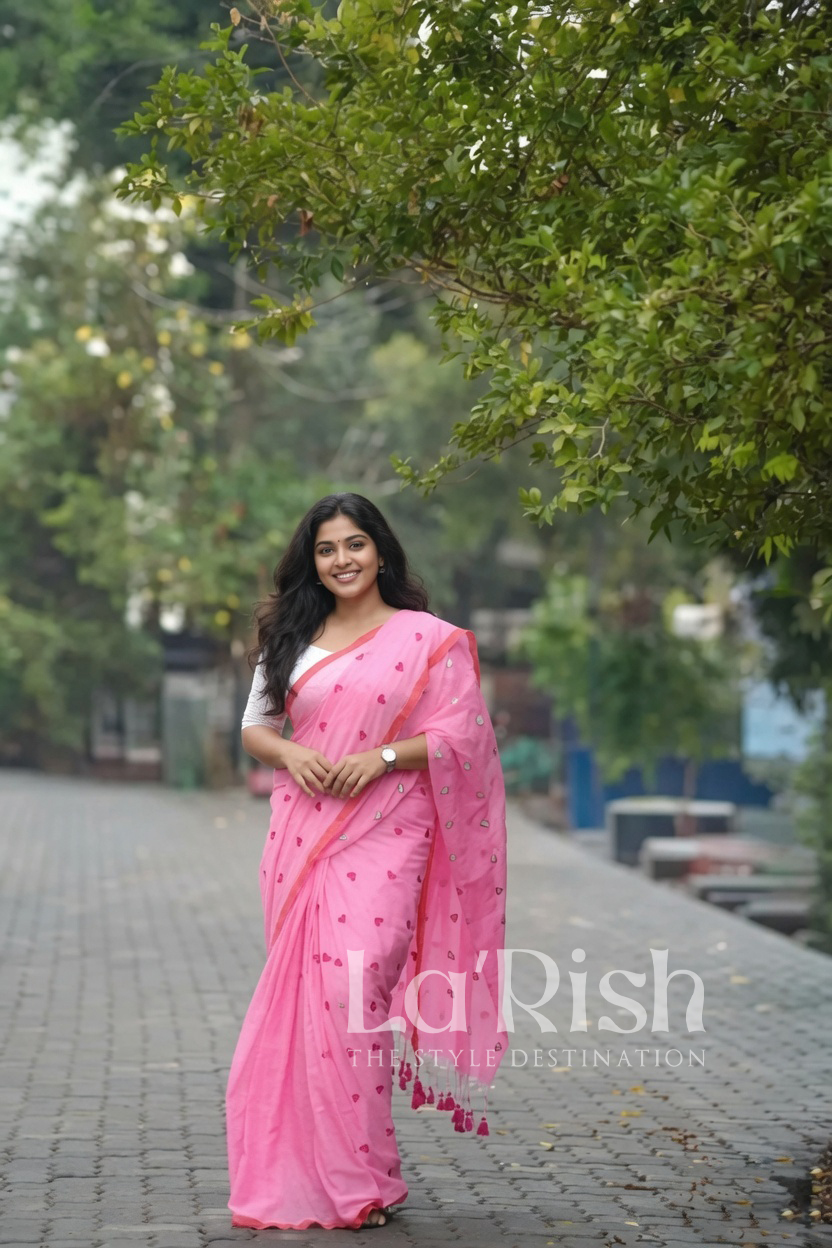 Rosy Mul Mul Cotton