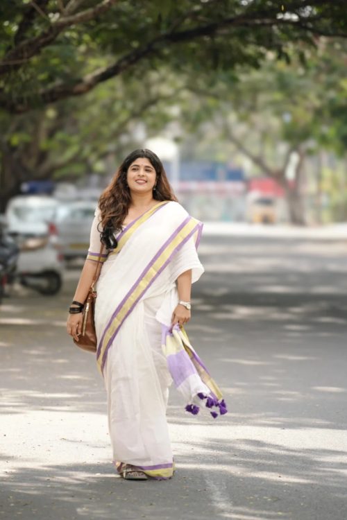 Unnimaya Mul Mul Cotton Saree